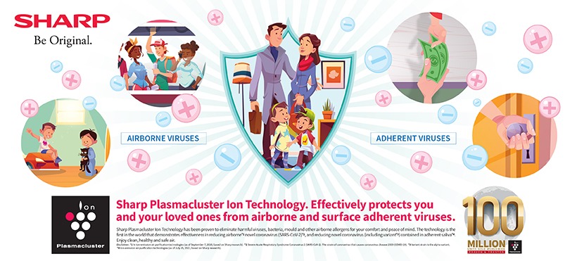 sharp air purifier plasmacluster technology